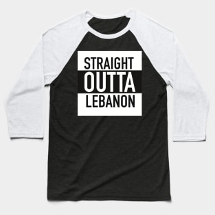 STRAIGHT OUTTA LEBANON Mugs Coffee Mugs T-Shirts Stickers Baseball T-Shirt